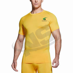 High Quality Performance Rash Guard Men Shorts Sleeve Custom Design Affordable <b>Linked</b> With Jiu Jitsu Kimono Training Gear - Product Image 1