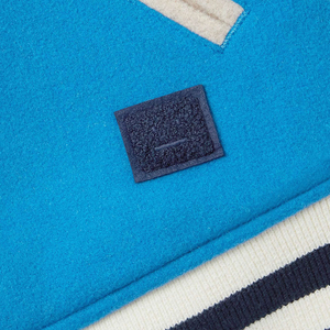 Oem Custom Satin Varsity Baseball Letterman <b>Jackets</b> Customized Varsity <b>Jacket</b> Chenille <b>Mens</b> Varsity <b>Jacket</b> with Leather Sleeves - Product Image 4