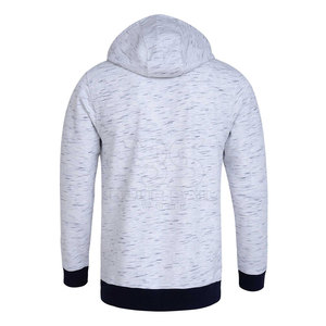 Vente en gros de sweats à capuche en polyester/coton épais pour hommes, vêtements d'hiver teints en couleur unie, vente en ligne - Product Image 2