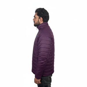 Customize High Quality Winter <b>Smart</b> Casual Men Puffer <b>Jackets</b> Thick Warm Canvas Stand Collar Front Logo Puffer <b>Jacket</b> for man - Product Image 2