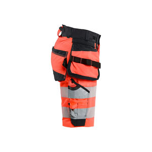 Durable <b>Men's</b> Solid <b>Work</b> <b>Shorts</b> with Multiple Pockets Canvas Fabric Elastic Waist-Anti-Wrinkle Breathable Quick Dry - Product Image 4