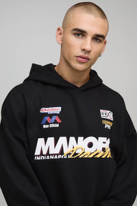 Ensemble de survêtement 2 pièces pour homme en coton épais 100 % OEM, imprimé personnalisé, style sportif, pour l'hiver : sweat à capuche et pantalon de jogging - Product Image 3