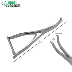 Espátula Manual de Acero Inoxidable de Alta Resistencia, 2 Mordazas, 11 cm Plana, Hoja de 15 mm, Certificación CE - Product Image 3