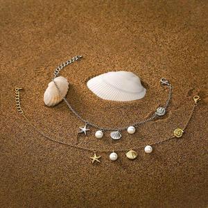 Bracelet à breloques en perles argentées Jeulia Ocean Beach - Bijoux de mode - Product Image 5