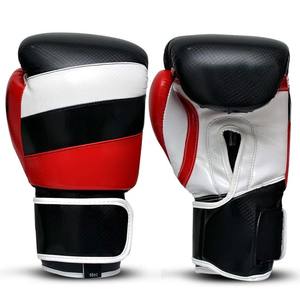 Gants de boxe d'entraînement au combat professionnel en gros avec conception personnalisée en cuir de vachette original acceptant le logo OEM privé - Product Image 2