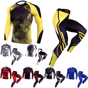 Compresión Hombres Rash Guard Plain Mma Manga larga Rush Guard Sublimación Impreso Rashguard Alta calidad Rushguard con logo - Product Image 1
