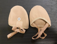 Chaussons de gymnastique rythmique en peau de mouton à demi-semelle, rembourrés en mousse, en microfibre, durables, confortables, personnalisables, grandes tailles, pour la danse plate