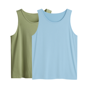 New <b>Men</b> Summer Custom Tank Top Beautiful Stitch Classic Silhouette <b>Hoodie</b> Tank Top Custom Fabric <b>Mans</b> Clothes Wholesaler - Product Image 1