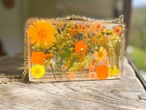 Elegante Bolso de Mano de Resina Hecho a Mano |   Bolso de Noche de Acrílico de Diseño para Mujer |   Fiestas, Bodas y Eventos Formales - Product Image 6