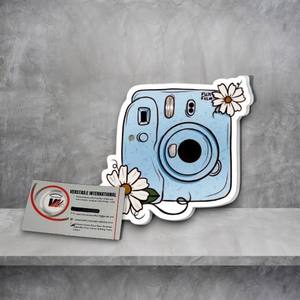 Paleta de Pestañas Magnética de Acrílico Personalizada de Alta Calidad, Color Azul, con Diseño de Flor, para Artistas de Pestañas - Product Image 6