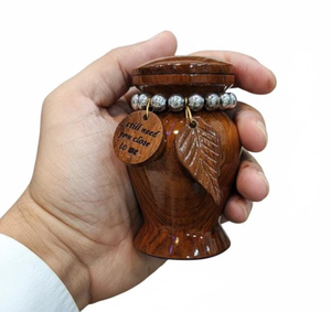 Handmade Wooden Keepsake Urn: Tree of Life Design Resin Inlay Personalized Memorial <b>Box</b> <b>for</b> <b>Ashes</b> - Product Image 4