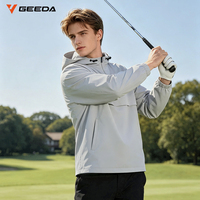 Veste de golf personnalisée pour hommes et femmes, coupe-vent léger, imperméable, respirant, OEM ODM, vêtements de golf