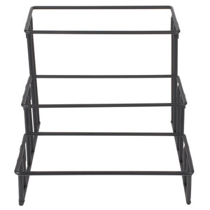 Soporte de exhibición rectangular de escalera de tres niveles de Ironworks - Product Image 2