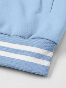 Veste en laine à col montant de style streetwear moderne conçue pour les hommes, tenues de style de vie, confortable, décontractée, tendance inspirée, vêtements d'extérieur - Product Image 6