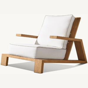 เฟอร์นิเจอร์เก้าอี้เดี่ยวสำหรับสไตล์โมเดิร์นกลางแจ้งพร้อมที่พักแขนเหมาะสำหรับการพักผ่อนบนระเบียงบ้าน - Product Image 4