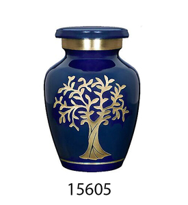 Urne funéraire en laiton poli pour cendres humaines, offrant une brillance luxueuse et une belle apparence pour un hommage éternel - Product Image 6
