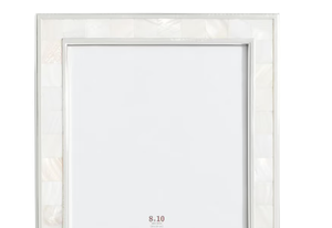 Elegante marco de fotos de nácar hecho a mano Chipset con incrustaciones de arte en marco de metal para una belleza atemporal - Product Image 4