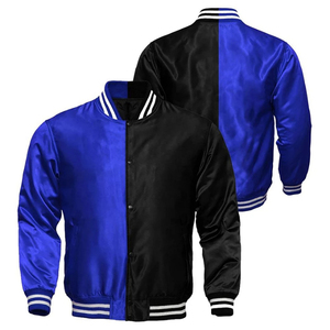 Chaqueta Casual de Moda Urbana para Hombre 2025, Chaqueta Universitaria de Cuero Estilo Bomber para Hombre - Product Image 1