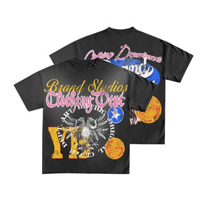 T-shirt d'impression personnalisée sérigraphie lourde 100% coton avec 200-300 g/m² T-shirts unisexes - Product Image 6