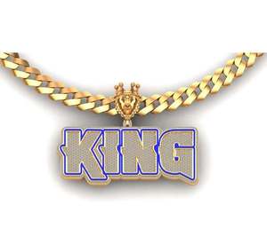 Colgante de diseño de Hip Hop de plata 925 de lujo, joyería de fiesta personalizable con diamante de moissanita y fianza de bolsa de dinero helado - Product Image 3