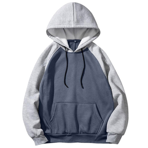 Venta al por mayor nuevo peso pesado vintage desgastado Sudadera con capucha de los hombres pesados sueltos lavados sudaderas con capucha en blanco unisex - Product Image 1