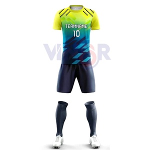 Uniforme de fútbol de secado rápido de verano 2025, ropa de equipo personalizada de alta calidad, logotipo de impresión por sublimación de tamaño adulto, gran oferta al por mayor - Product Image 1