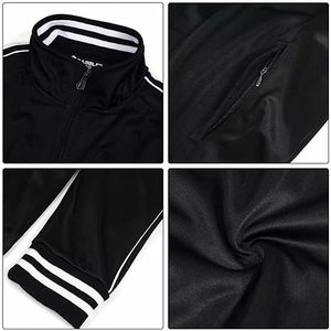 2023 entrenamiento personalizado Jogging cómodo cremallera sudaderas con capucha trajes conjunto de dos piezas chándales para hombres pantalones lisos traje de dos piezas - Product Image 6