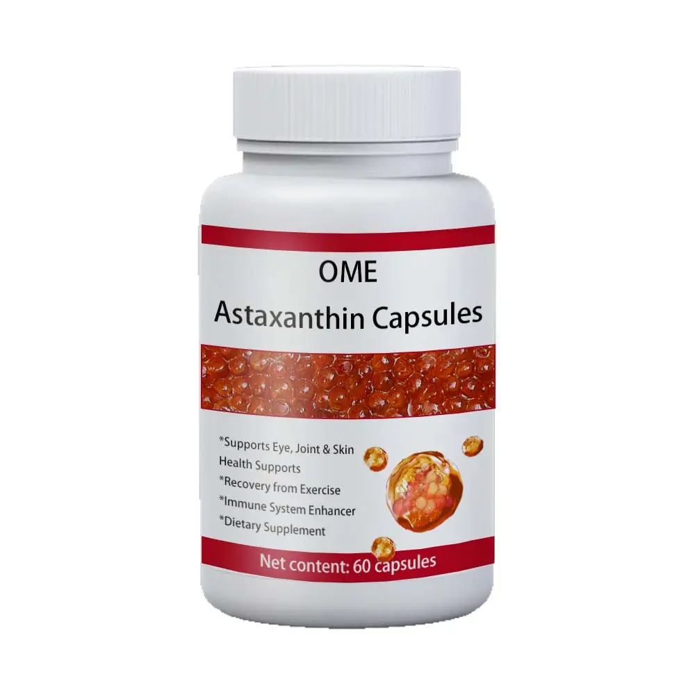 Astaxanthin Capsules made from Pure and Natural Astaxanthin Powder