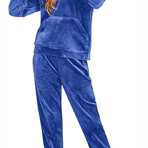 Nuevo chándal con capucha para mujer Patrón sólido Trajes de chándal estampados para mujer de alta venta - Product Image 5