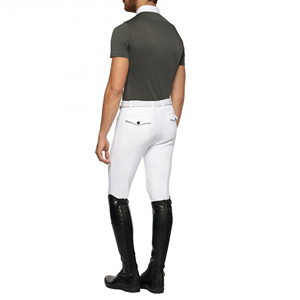 เสื้อนักขี่ม้าแขนสั้นแบบพรีเมี่ยมสำหรับผู้ชายเสื้อสำหรับการแข่งขันขี่ม้าสวมใส่สบายเนื้อผ้ายืดได้จากอินเดียส่งออกจากอินเดีย - Product Image 5