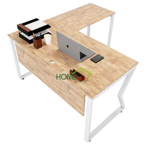 Sistema MConcept, Patas Metálicas para Muebles de Comedor en Forma de L de 140x150cm, Diseño Minimalista, Solo Ensamblaje, para Gabinetes y Hoteles - HCMC017 - Product Image 3