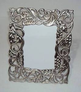 Meilleur cadre photo de table fait à la main, cadre photo carré en aluminium gaufré, décoration d'intérieur - Product Image 3