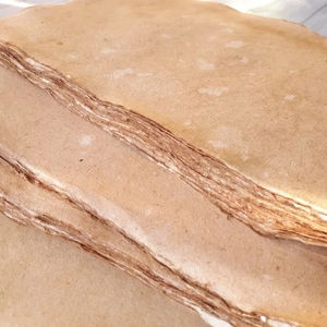 Antique cotton rag Handmade <b>paper</b> <b>A4</b> 20.5 cm X 30 cm 130gsm 100% Cotton Rag sheets Deckle - Product Image 1