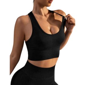 Soutien-gorge de sport de yoga push-up pour femmes à la mode haut de gamme Design d'entraînement respirant par le fabricant - Product Image 3