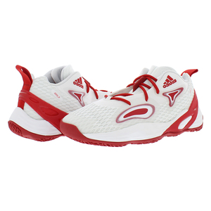 Chaussures unisexes Adidas Sm Exhibit A Couleur : Blanc/Rouge 100% authentiques - Product Image 3