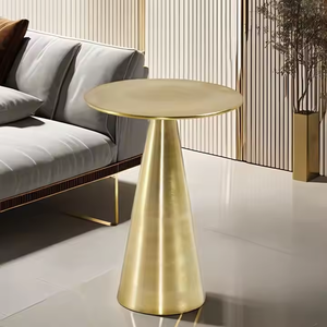 โต๊ะข้างอลูมิเนียมแบบทันสมัยโต๊ะปลายโซฟาทรงกลมสำหรับห้องนั่งเล่นและห้องนอนโดยอุตสาหกรรม azora - Product Image 4