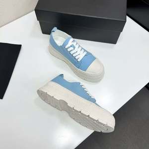 Zapatos de Diseñador, Estilos Europeos de Alta Calidad, Inspirados en la Primavera, con Suela Gruesa de Lona, Forro de Piel de Oveja y Suela de Goma - Product Image 5