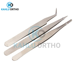 KAHLU ORTHOPEDIC-Pinzas dentales de acero inoxidable, herramientas de reparación antiestáticas, juego de pinzas duraderas - Product Image 4