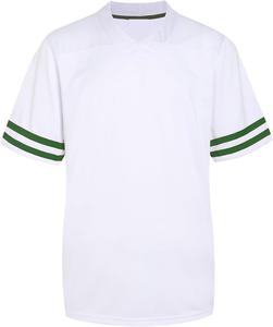 Maillot de football américain et de football à manches courtes personnalisé en gros, chemises d'équipe imprimées par sublimation disponibles pour les commandes personnalisées - Product Image 1