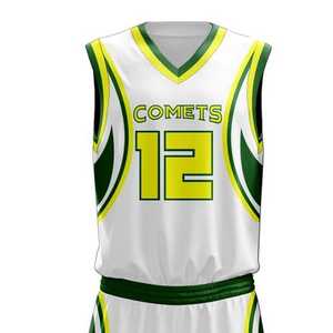 Sublimado Reversible Tinte de alta calidad Sublimado Desgaste de baloncesto juvenil Jersey Uniforme Hombres y mujeres - Product Image 3