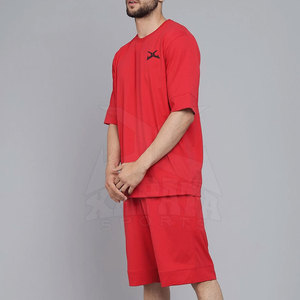 Ensemble short décontracté d'été de qualité supérieure pour homme, matériau respirant de couleur unie, meilleurs ingrédients pour les vêtements d'extérieur - Product Image 2