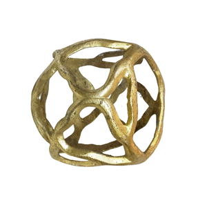 Forme irrégulière nouveau concepteur de modèle de haute qualité plaqué or robuste meilleure qualité couleur or fini Sculpture en métal - Product Image 5