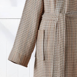 Peignoir turc en micro-gaufré, Kimono, Or, 100% coton - Product Image 3