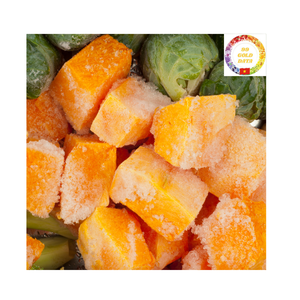 Calabaza congelada de alto grado cortada en cubitos a granel para uso comercial Exportación lista con suministro constante - Product Image 5