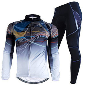 Conjunto de chándal deportivo y de gimnasio de dos piezas personalizado de invierno para hombre, transpirable, ligero, con cintura elástica - Product Image 1