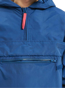 Chaqueta cortavientos para hombre de alta calidad al por mayor 2024 con logotipo personalizado para exteriores, resistente al viento, impermeable, informal, con cremallera para otoño - Product Image 4