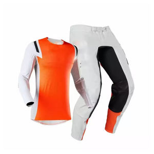 Venta al por mayor Motocross Racing Jersey 100% poliéster de secado rápido de manga larga Dirt Bike Motocross uniformes para hombres - Product Image 4