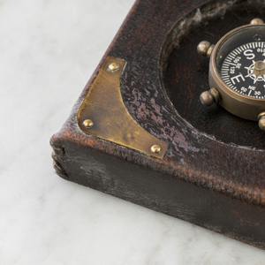 Articles de décoration nautique, jeux de Tic Tac Toe anciens, ensembles de cadeaux, plateau en bois de luxe, design de roue de bateau et de boussole - Product Image 6