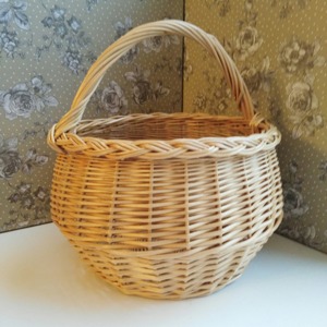 Handmade round <b>flower</b> girls <b>basket</b> Handmade Storage <b>Baskets</b> Natural Rattan Modern Multifunction Made in Viet Nam - Product Image 2