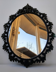 Espejo de salón francés antiguo-elegante y detallado-Espejo de Venta caliente Victoriano del siglo XIX Decoración de lujo Vidrio antiguo - Product Image 5